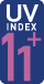 Solar UV index 11+