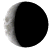 Waning Crescent, 24 days, 6 hours, 43 minutes in cycle